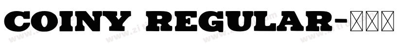 coiny regular字体转换